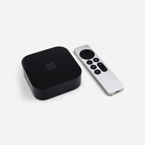 Apple TV 4K in Black, front view