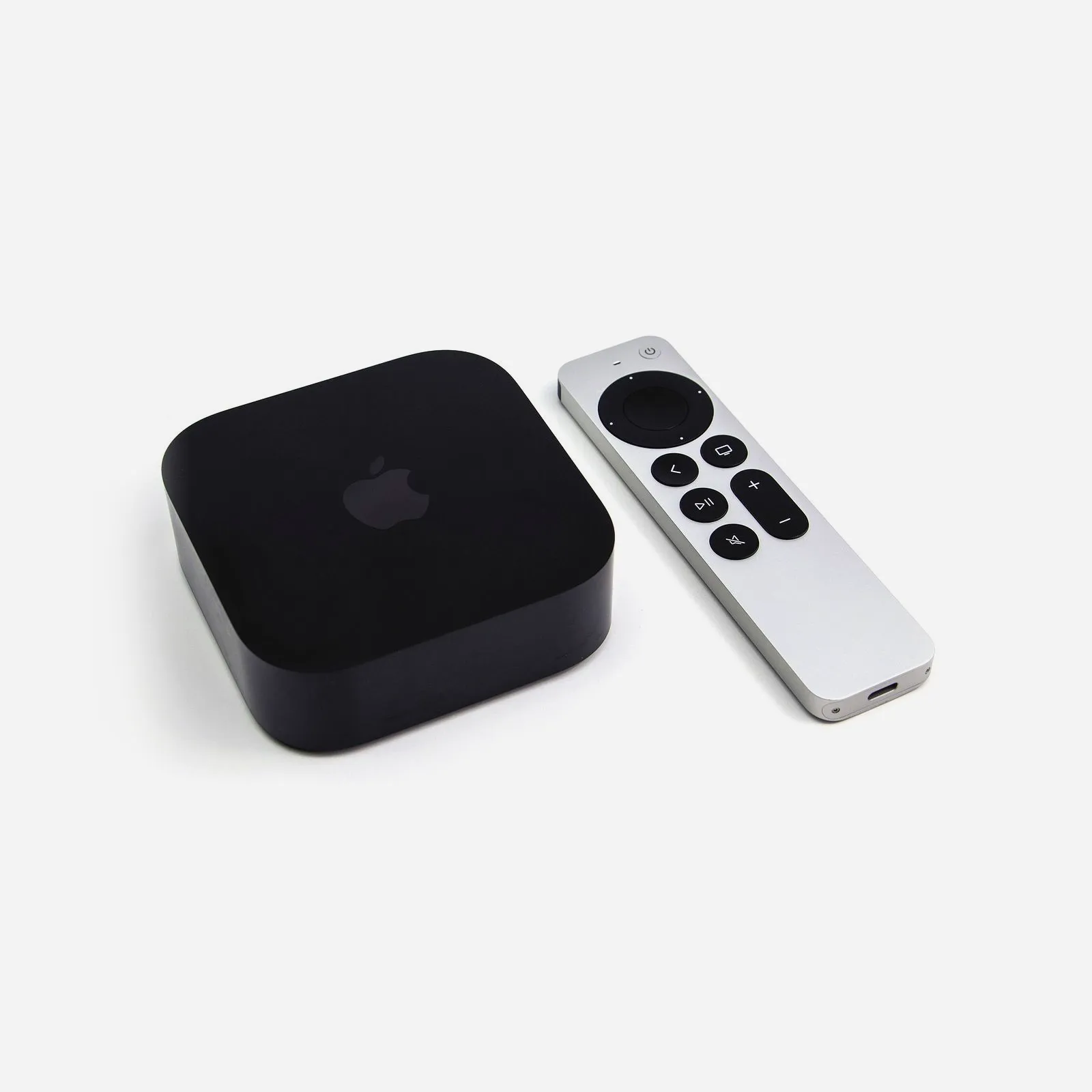 Apple TV 4K in Black, front view