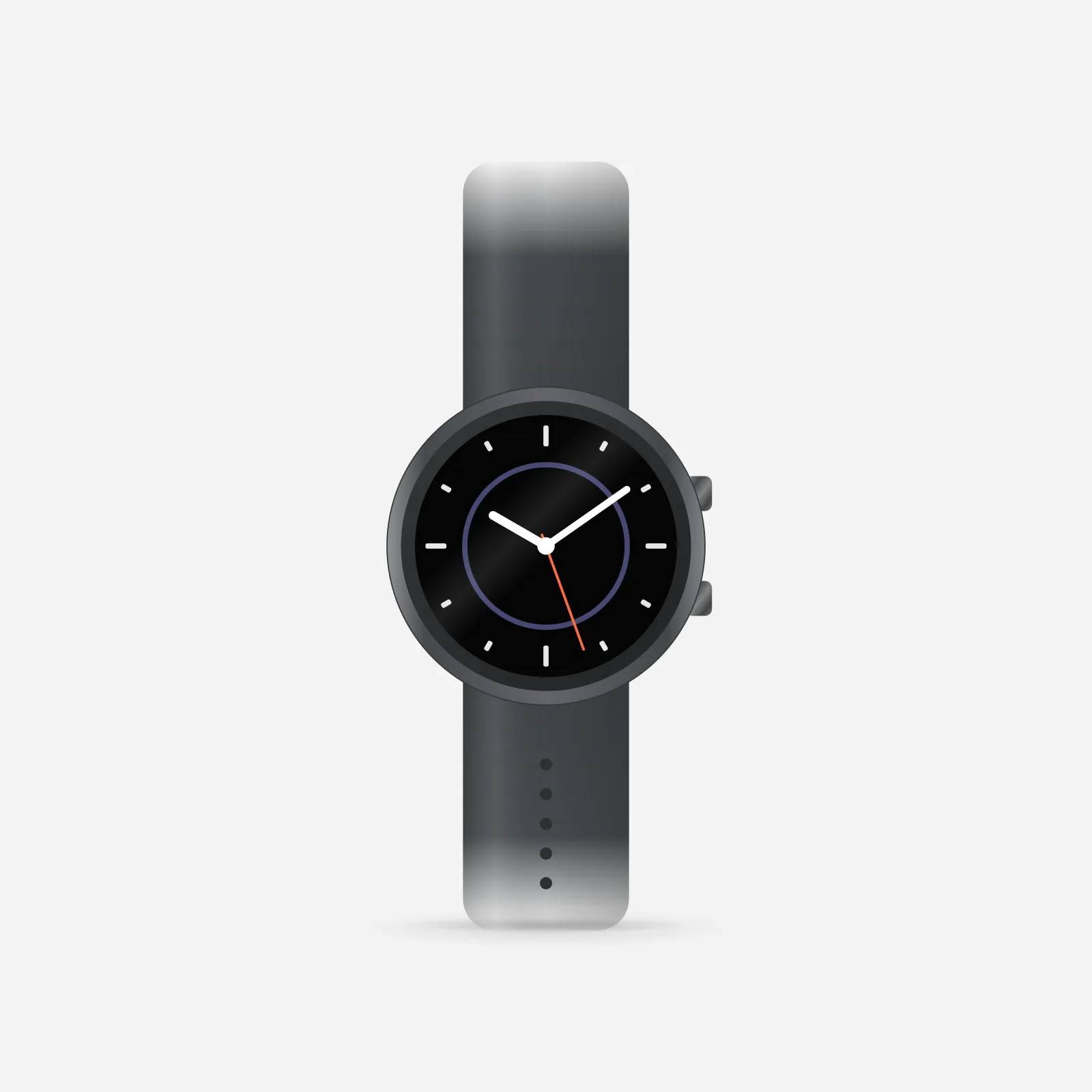 Fenix 8 in Slate Gray, front view