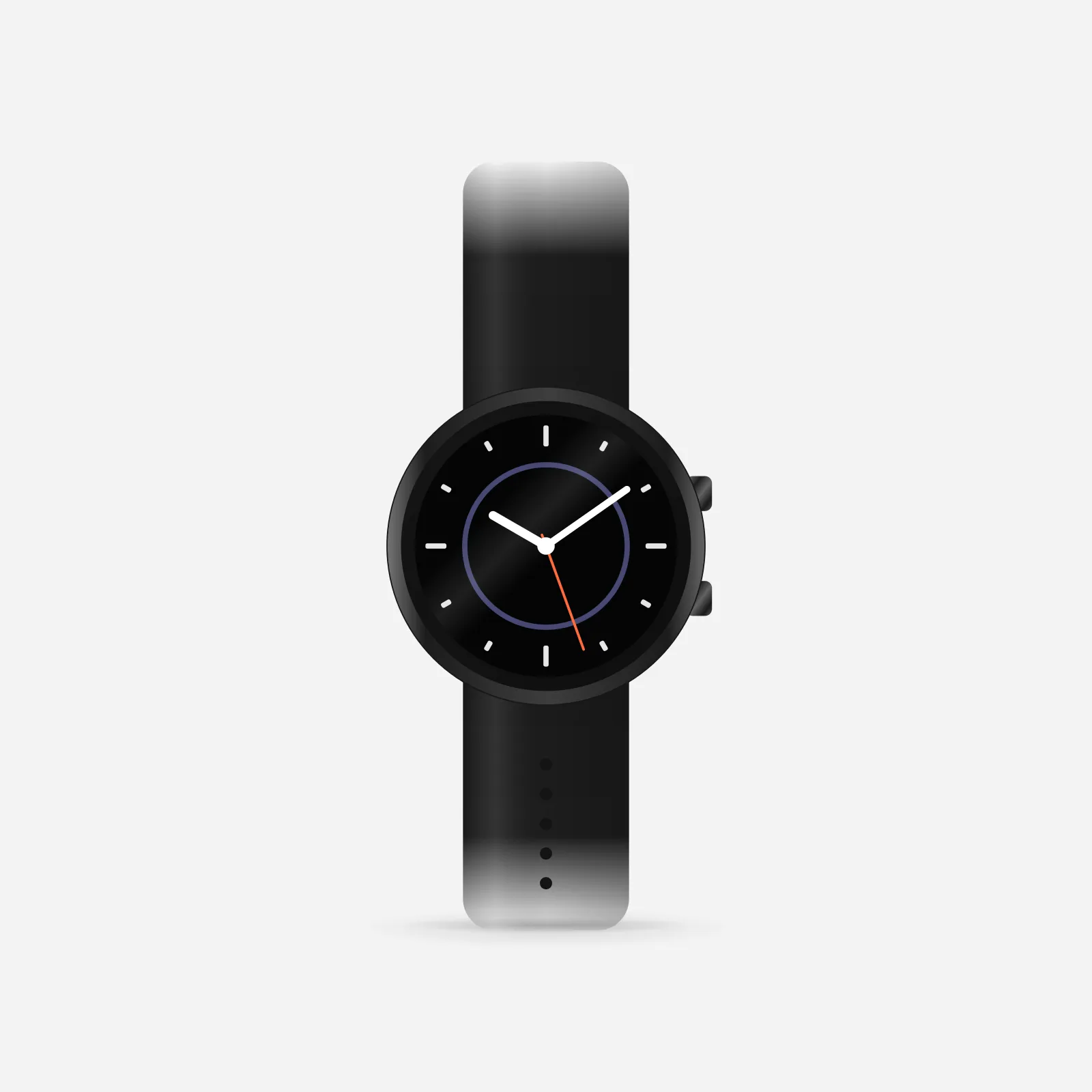 Galaxy Watch 8 Classic in Black, front view