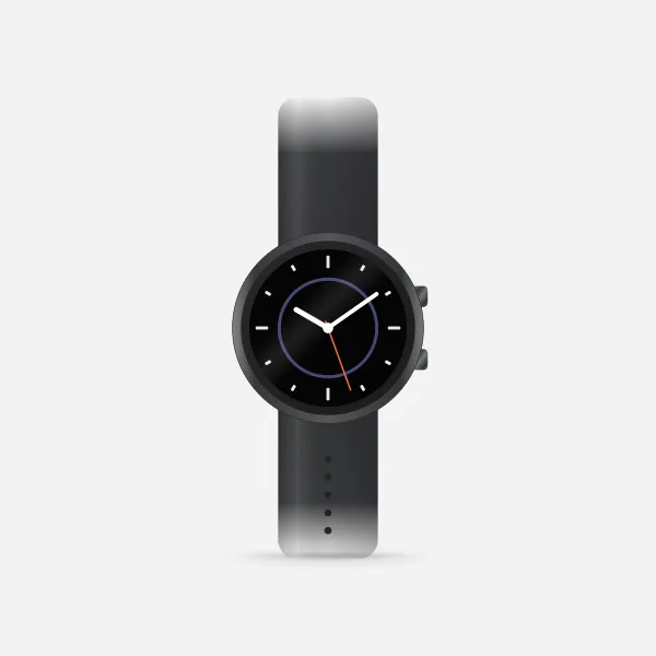 Galaxy Watch 9 in Graphite, front view