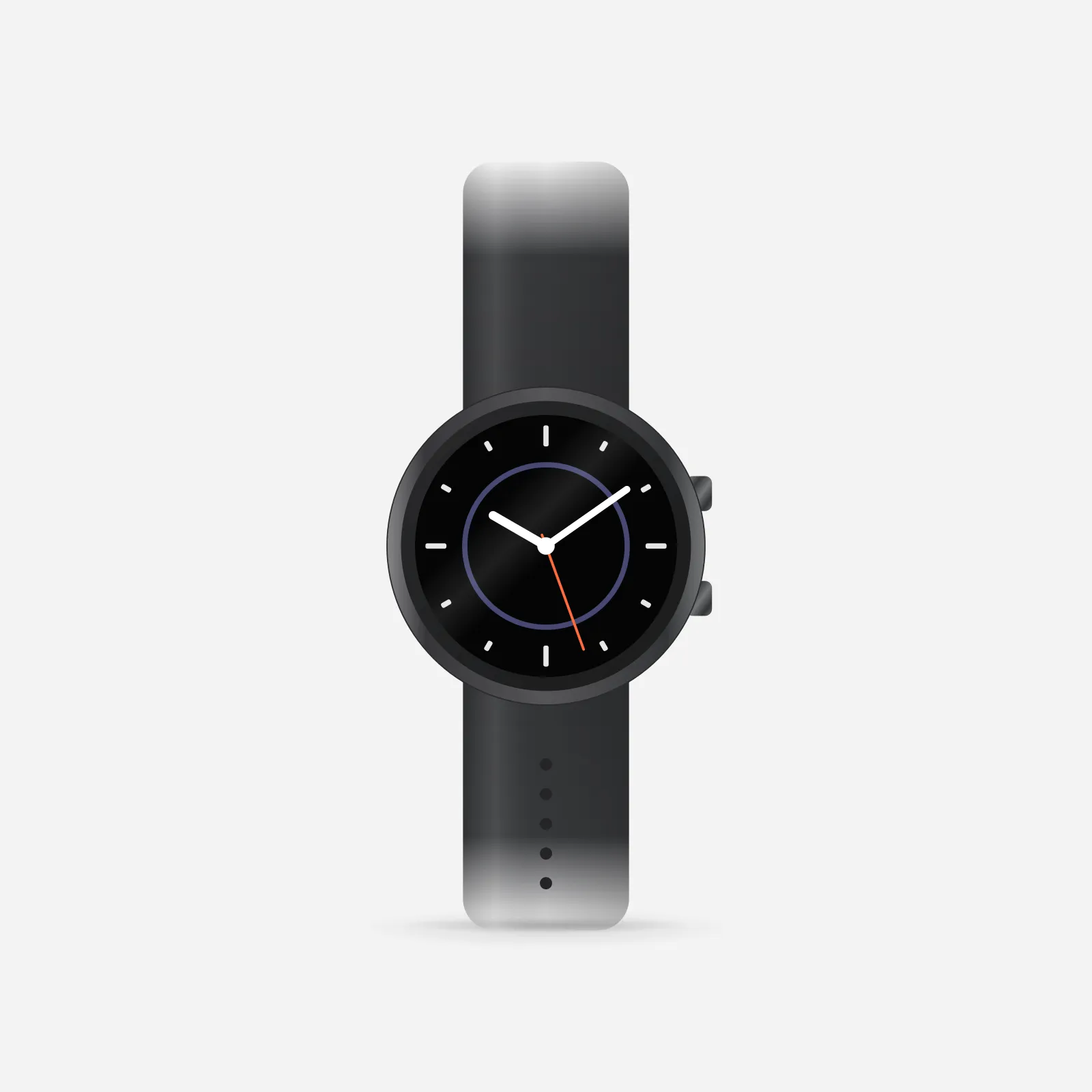 Galaxy Watch 9 in Graphite, front view