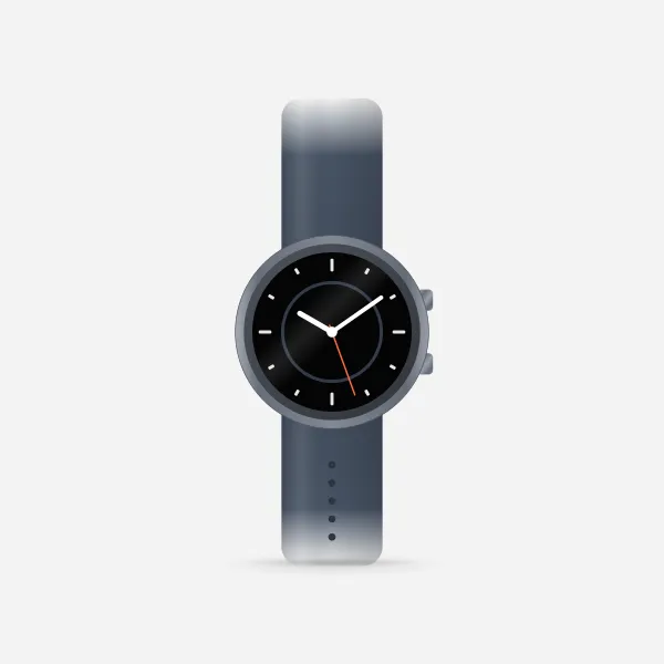 Galaxy Watch Ultra (2025) in Titanium Blue, front view