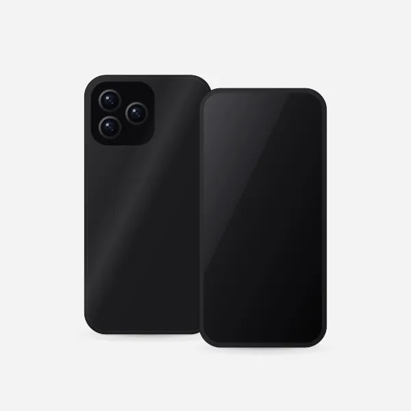 iPhone 17 Pro Silicone Case with MagSafe in Black, product view