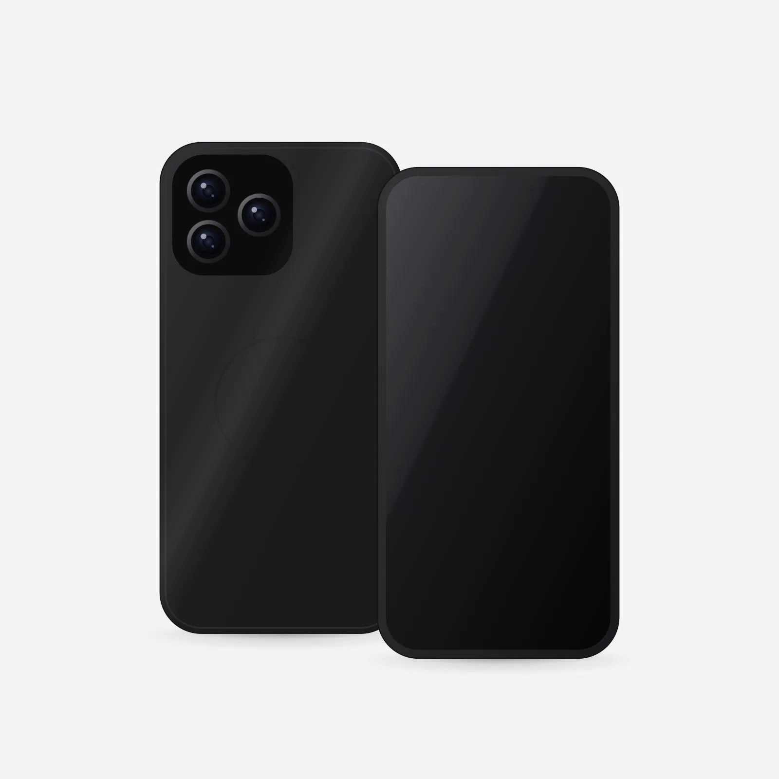 iPhone 18 Pro Silicone Case with MagSafe in Black, product view