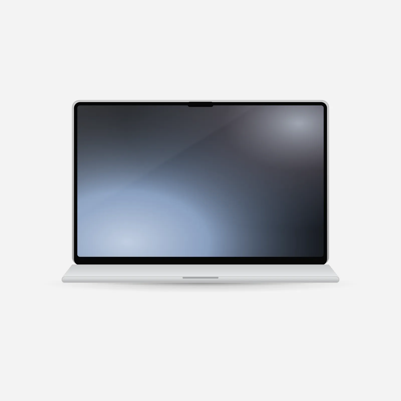 MacBook Neo in Silver, front view