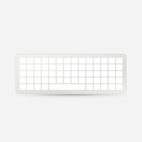 Magic Keyboard for iPad Air 11″ in White, product view