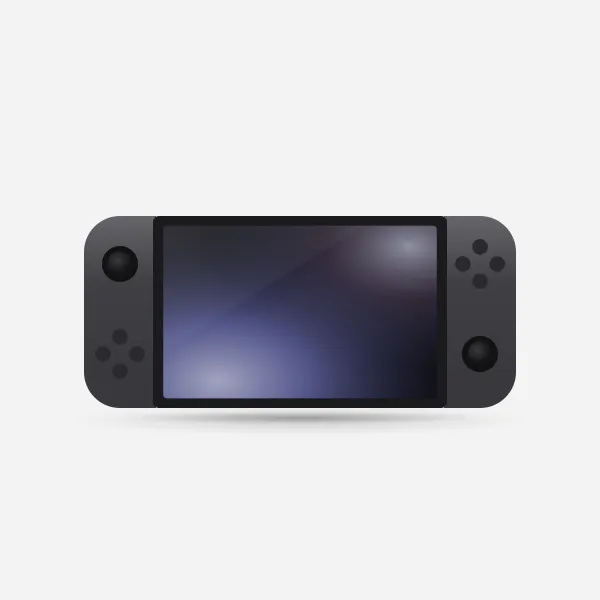 Nintendo Switch 2 in Black, front view
