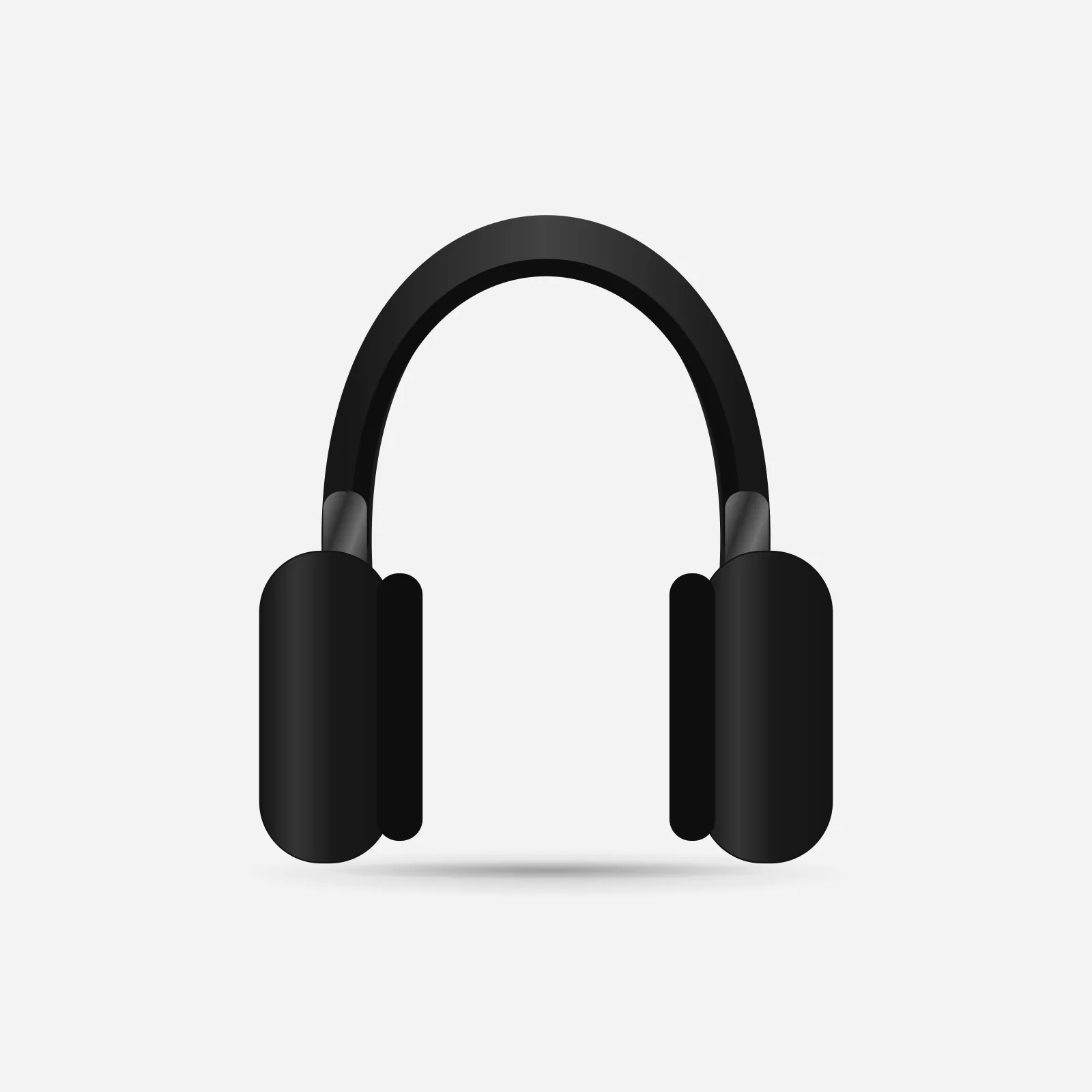 Nothing Headphone (1) in Black, front view