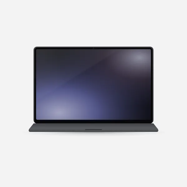 OmniBook Ultra Flip 14 in Eclipse Gray, front view