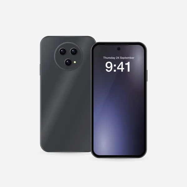 OnePlus Nord 5 in Phantom Grey, front view