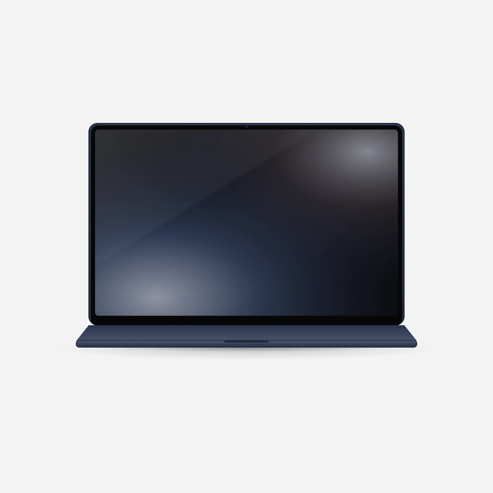 Yoga Slim 7x in Cosmic Blue, front view